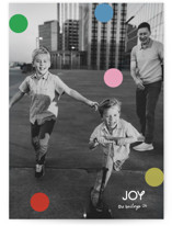 Joie de Vivre Holiday Photo Cards