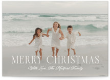 Chic Holiday Holiday Photo Cards