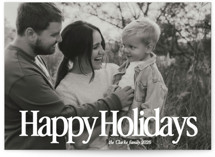 modern vintage Holiday Photo Cards