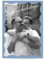 chalet trim Holiday Photo Cards