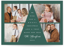 Tree Top Holiday Photo Cards