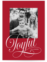 Joyful Beauty Holiday Photo Cards
