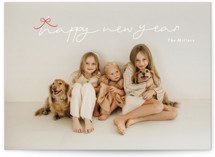little cute bow Holiday Photo Cards
