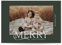 Merry Minimal Holiday Photo Cards