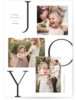 Joy Trio Holiday Photo Cards