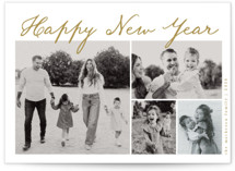 Handdrawn Christmas Holiday Photo Cards