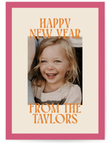 Cheerful Stack Holiday Photo Cards