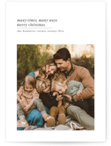 many times Holiday Photo Cards
