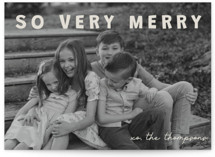 merry greeting Holiday Photo Cards