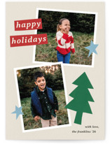 Paper Cut Cheer Holiday Photo Cards
