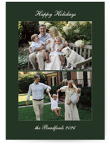 Duo Script Holiday Photo Cards