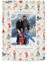 Festive icons Holiday Photo Cards