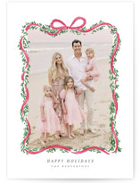Ribbonly Frame Holiday Photo Cards