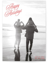 neon vintage Holiday Photo Cards