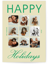 Mixed Type Holiday Photo Cards