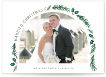 a married christmas Holiday Photo Cards