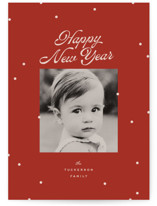 dainty dots Holiday Photo Cards
