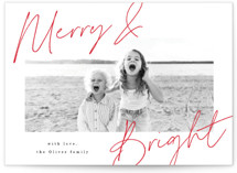 Signed Holiday Photo Cards