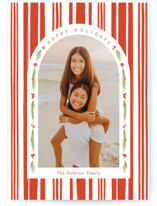 Peppermint Stripe Holiday Photo Cards