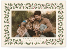 Winter Garland Holiday Photo Cards