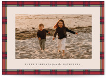 Taffeta Tartan Holiday Photo Cards