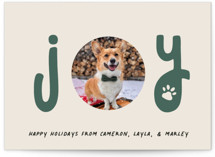 Joyful Pet Holiday Photo Cards