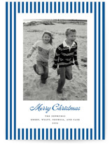Mini Cabana Stripes Holiday Photo Cards