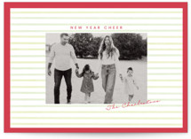 Framed in Stripes Holiday Photo Cards
