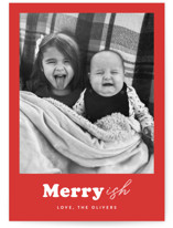 Festive-ish Holiday Photo Cards