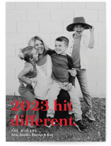 Hit Different Holiday Photo Cards