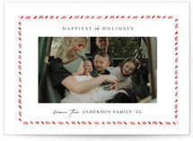 Stripe Frame Holiday Photo Cards
