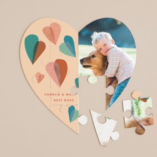 tissue hearts 12-Piece Custom Heart Puzzle