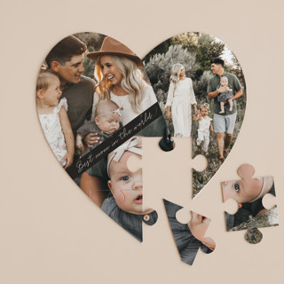 Best mom in the world 12-Piece Custom Heart Puzzle