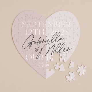 Marry You 60-Piece Custom Heart Puzzle