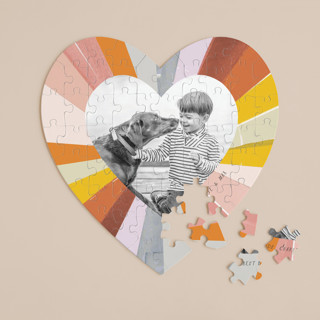 Groovy Kind of Love 60-Piece Custom Heart Puzzle