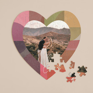 quesilo 60-Piece Custom Heart Puzzle