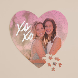 Candy Colored 252-Piece Custom Heart Puzzle