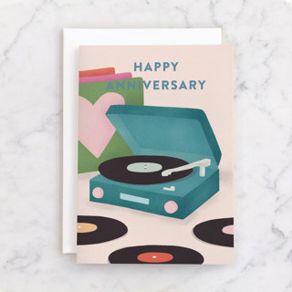 You make my world go round Individual Anniversary Greeting Cards