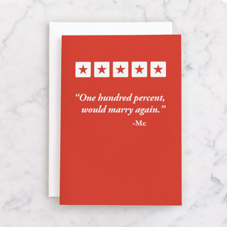 Spouse Rating Individual Anniversary Greeting Cards