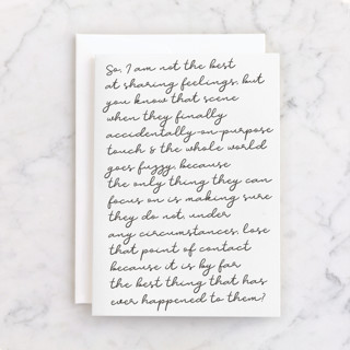 just like a movie Individual Anniversary Greeting Cards