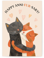 Furry Individual Anniversary Greeting Cards