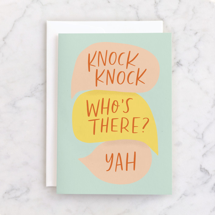 Knock Knock Birthday Individual Birthday Greeting Cards by Alicia