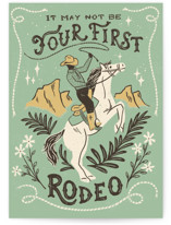 Rodeo Individual Birthday Greeting Cards
