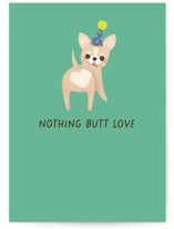 Nothing BUTT love Individual Birthday Greeting Cards