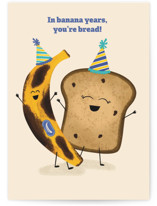 Banana Years Individual Birthday Greeting Cards