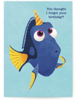 Dory Forgot Individual Birthday Greeting Cards