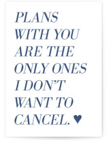 Uncancelled Plans Individual Birthday Greeting Cards