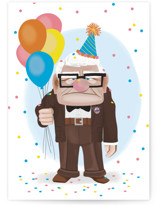Disney and Pixar's Birthday Carl Individual Birthday Greeting Cards