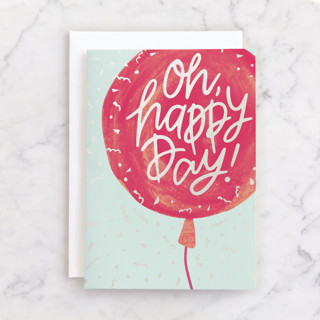 Celebration Balloon Individual Congrats Greeting Cards