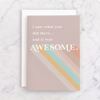 I saw what you did there Individual Congrats Greeting Cards